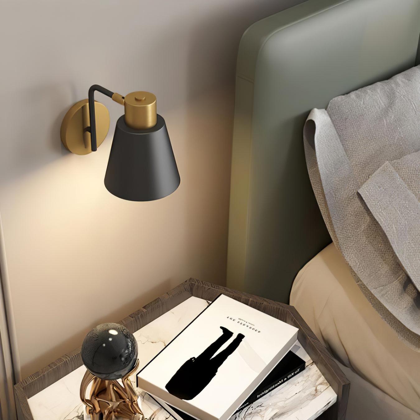 Armed Adjustable Industrial Wall Sconce