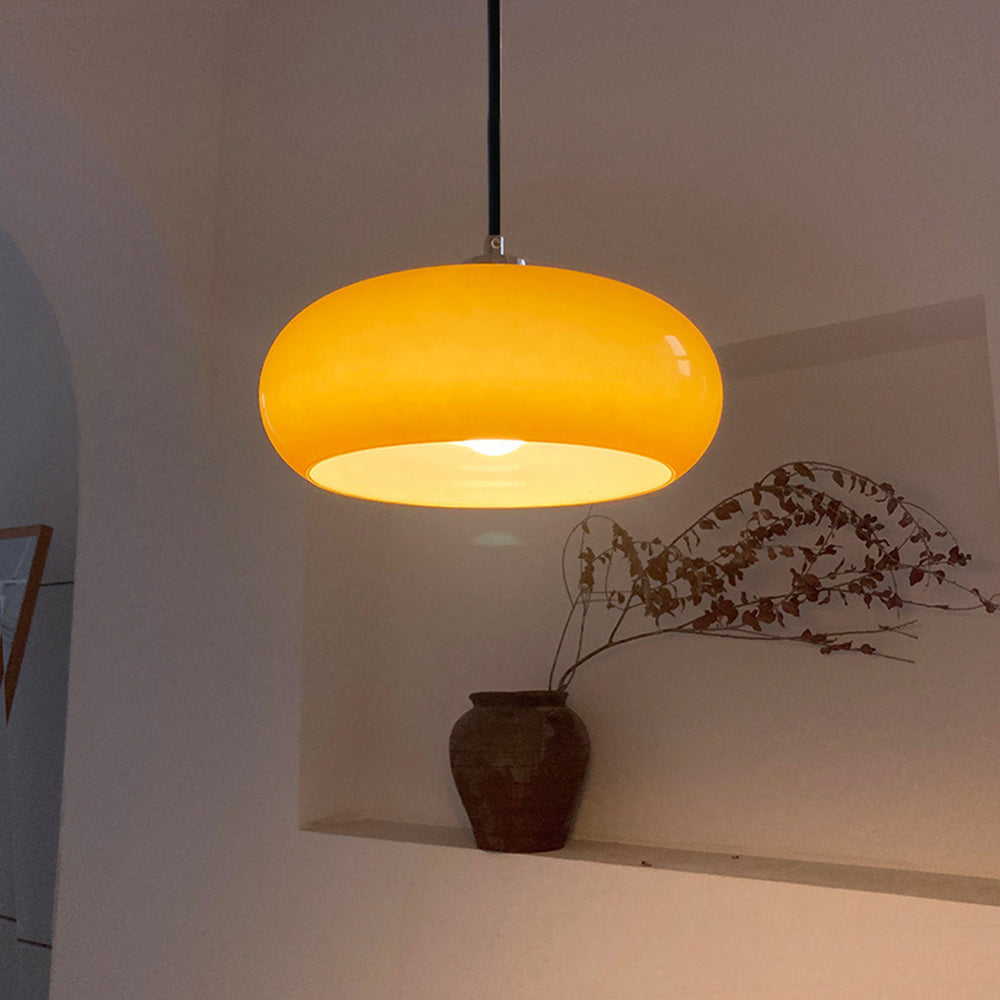 TerraGlow Glass Pendant Light