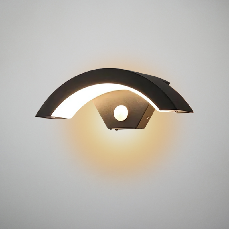 LumaGuard Motion Wall Light – Modern Waterproof LED
