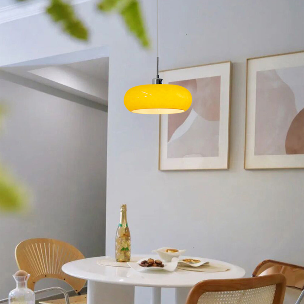 TerraGlow Glass Pendant Light
