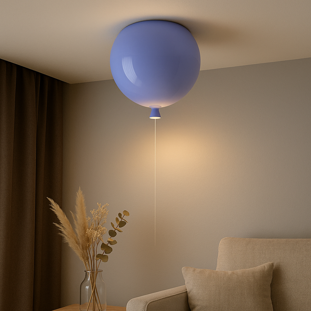 AeroGlow Balloon Pendant – Playful Modern Ceiling Light