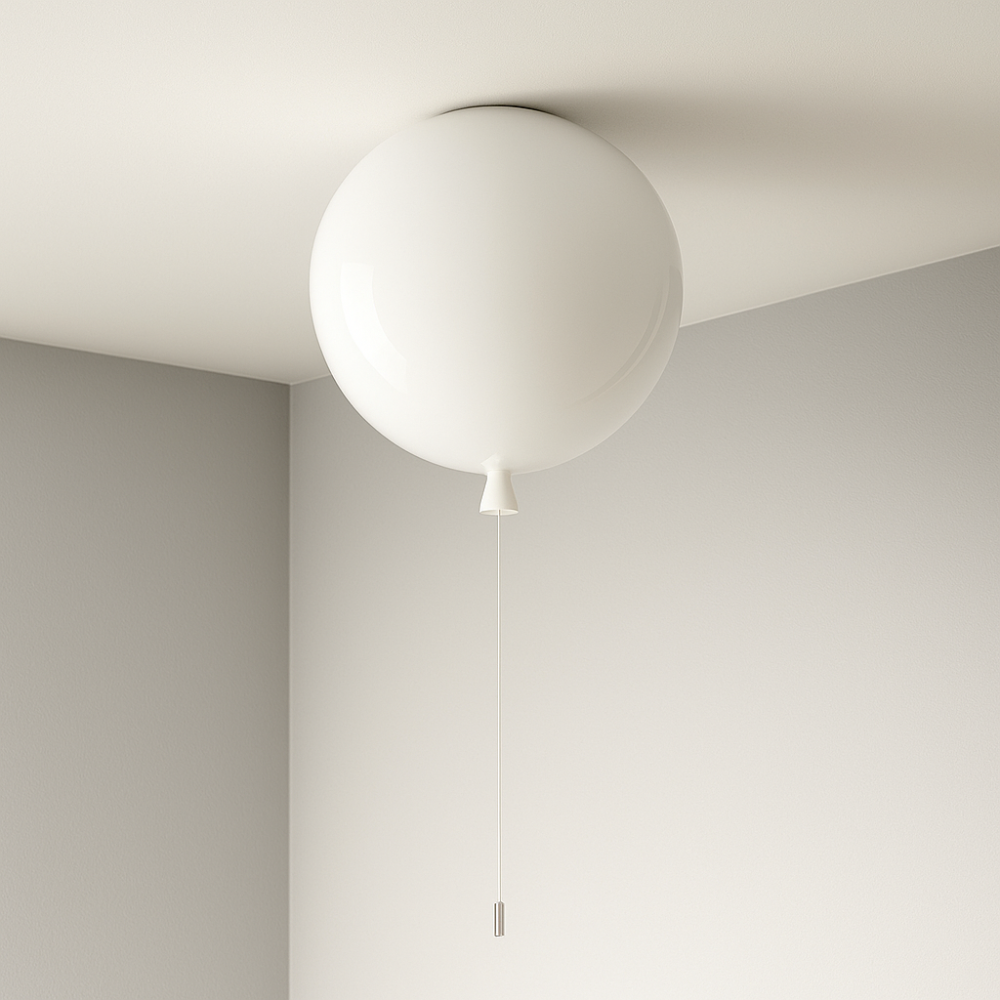 AeroGlow Balloon Pendant – Playful Modern Ceiling Light