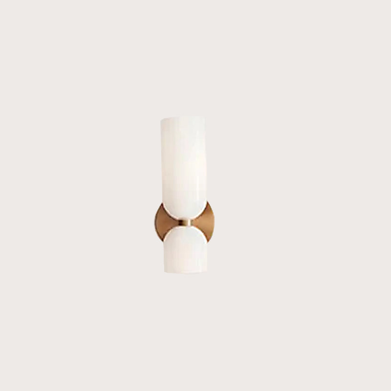 LuxeGlow Twin Glass Wall Sconce