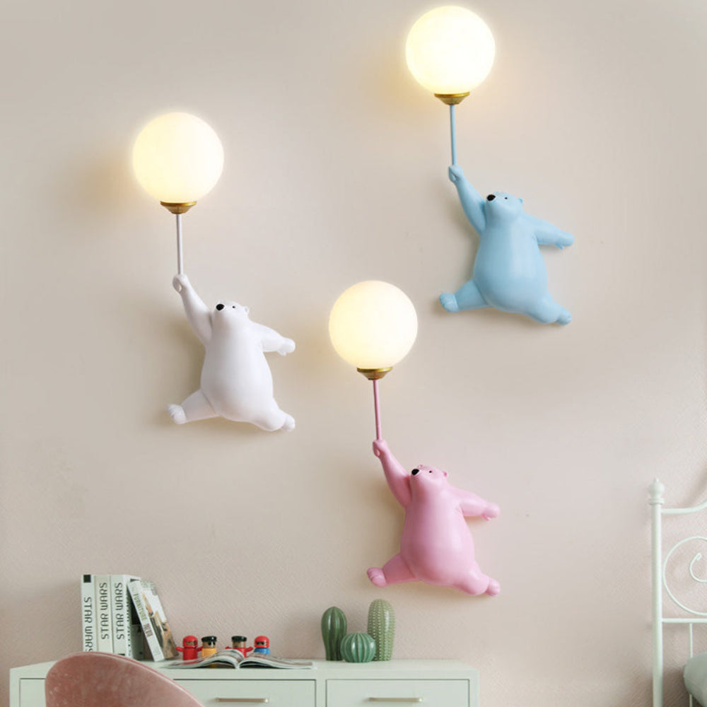 GlowBuddy - Bear balloon wall lamp