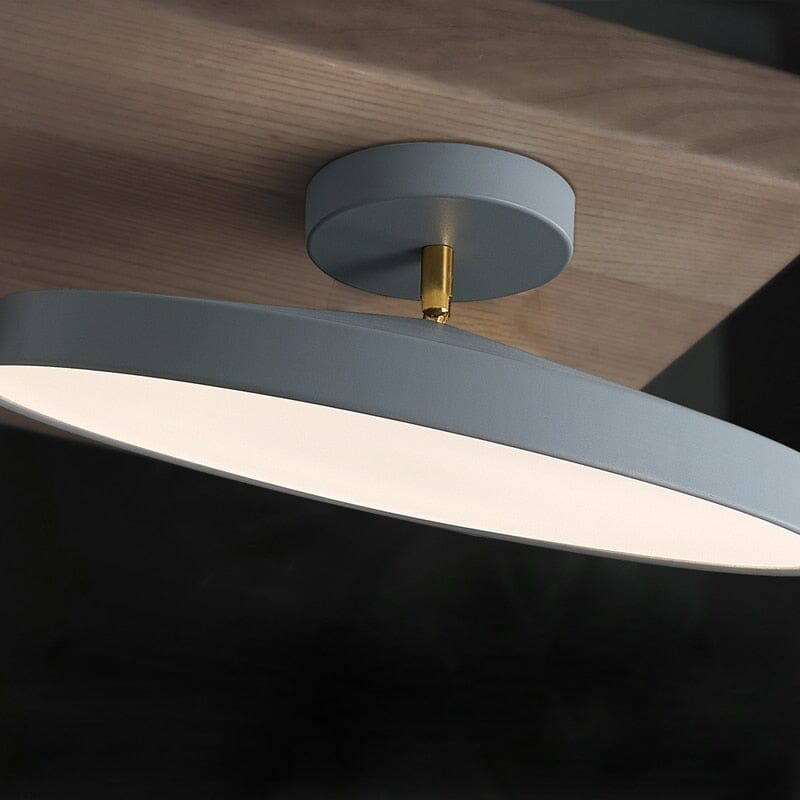 Opaluxe Ceiling Light – Textured Opal Glass Flush Mount