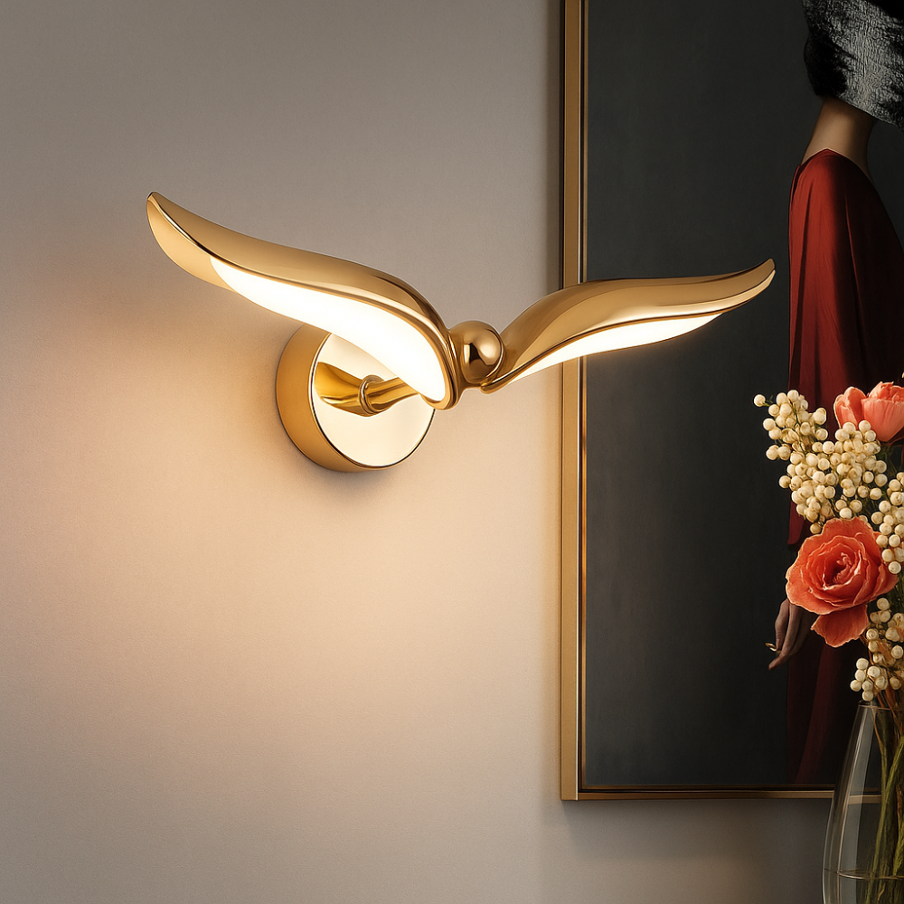 LED wall light - Seagull-shaped ambient lighting