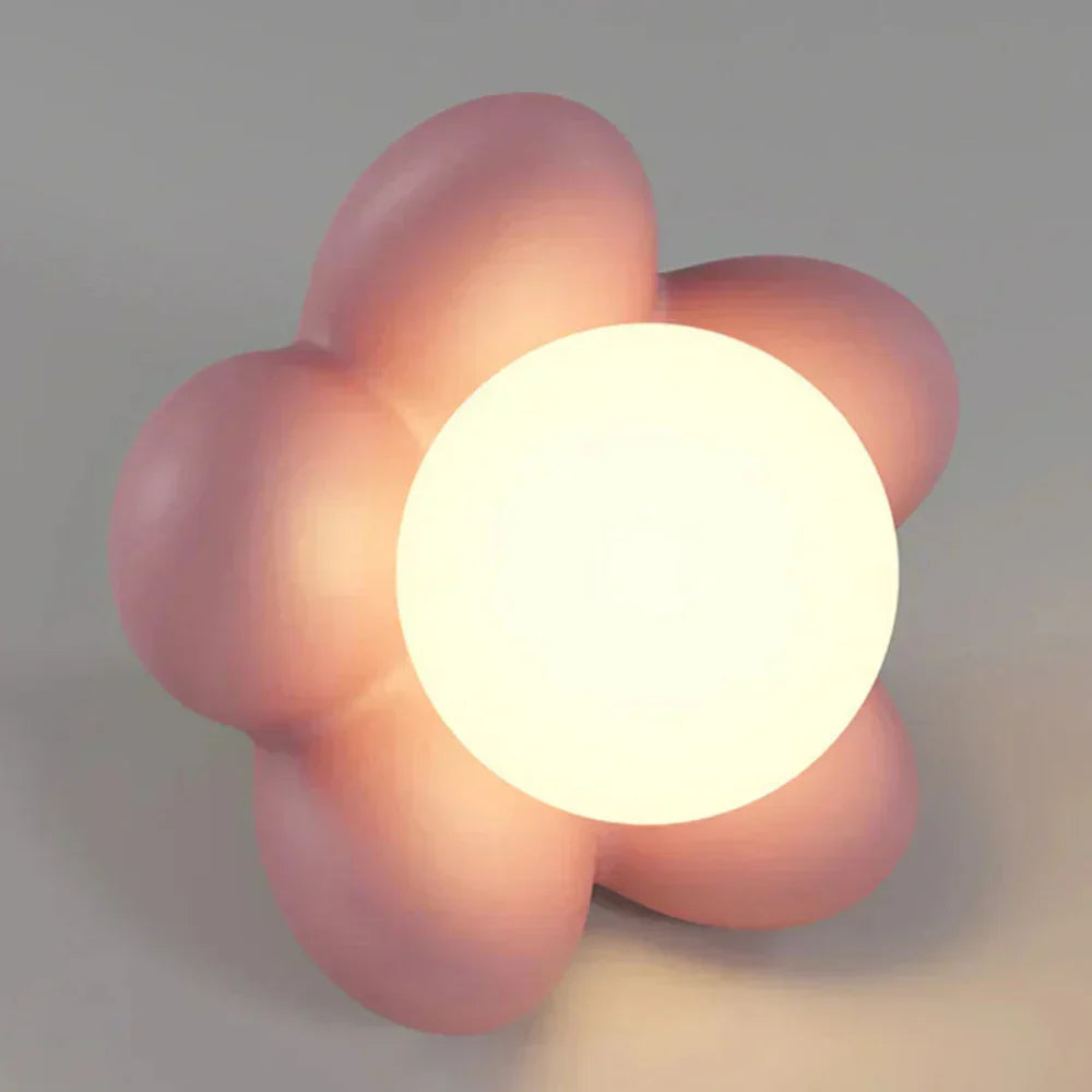 PetalGlow - Cream-coloured flower wall light