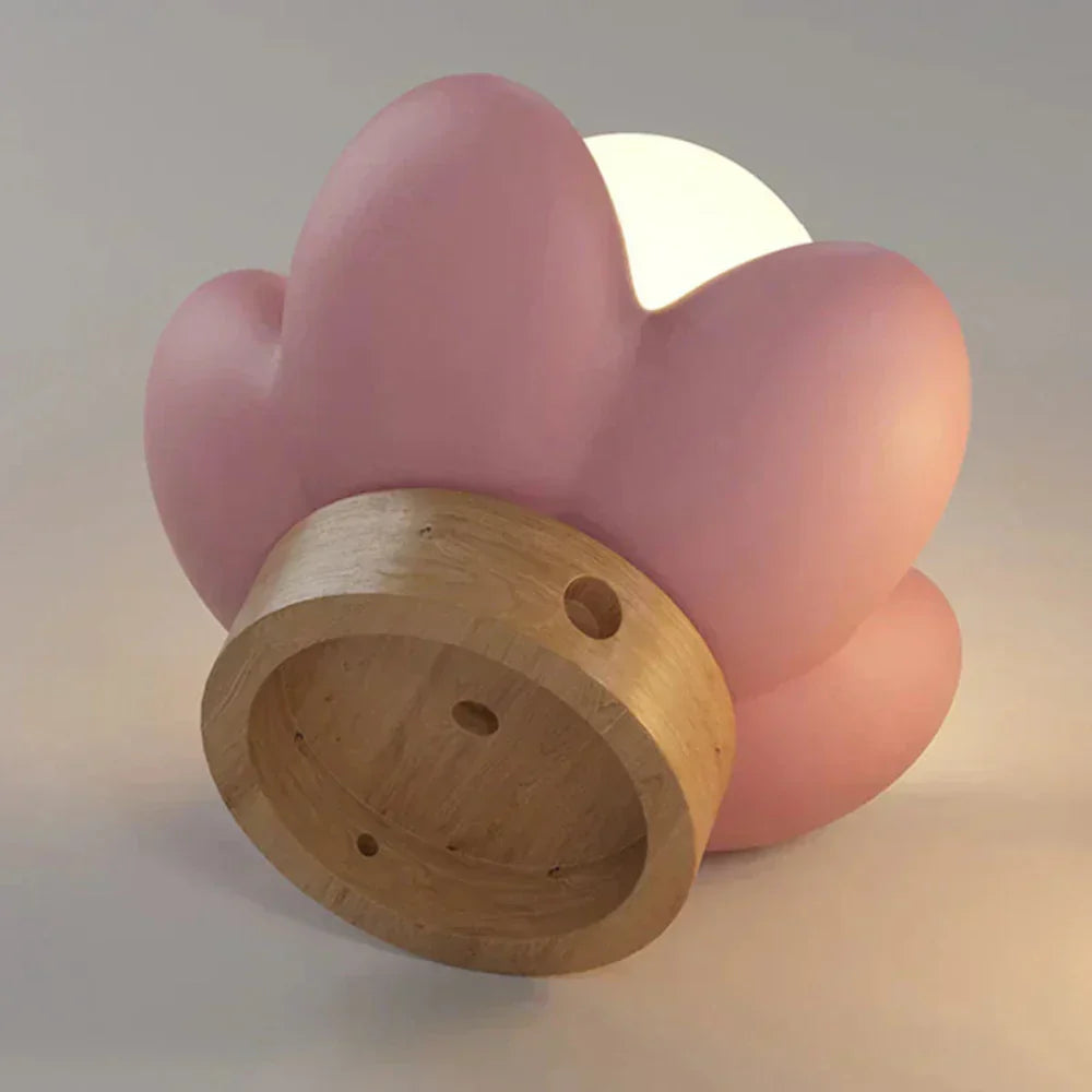 PetalGlow - Cream-coloured flower wall light