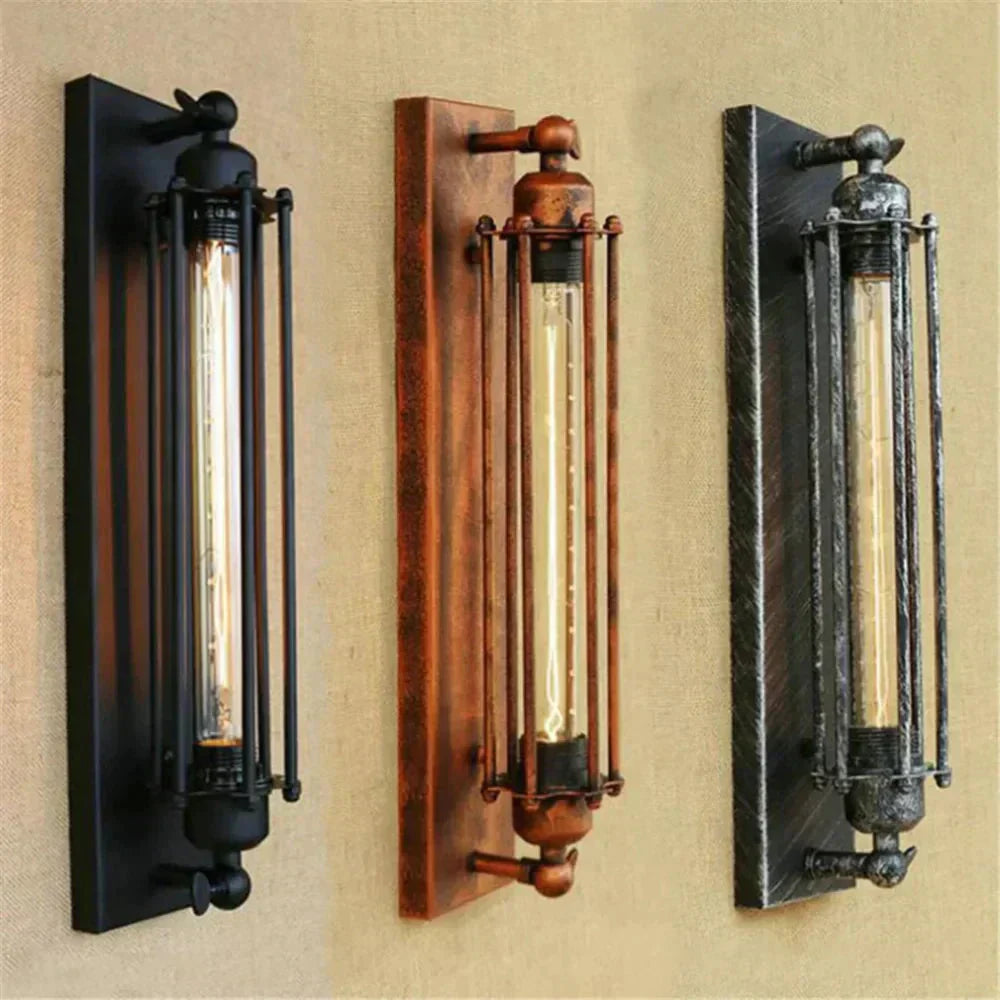 Vintage wall-mounted LED light - timeless design with an elegant touch