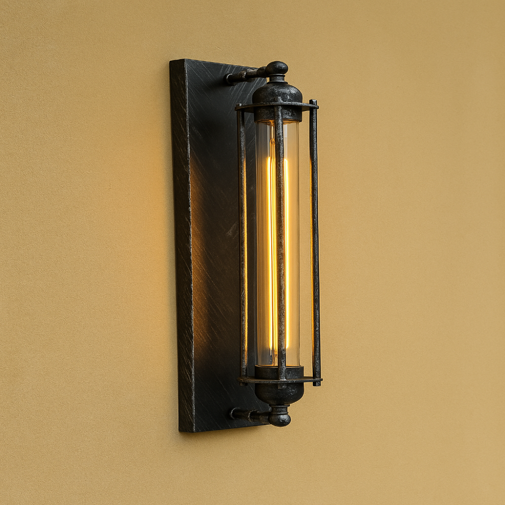 Vintage wall-mounted LED light - timeless design with an elegant touch