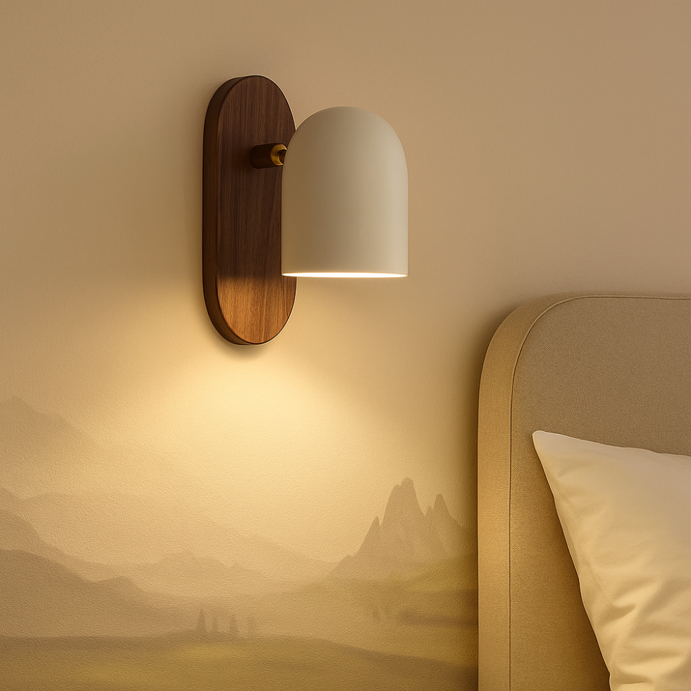 WabiGlow - Walnut wall light