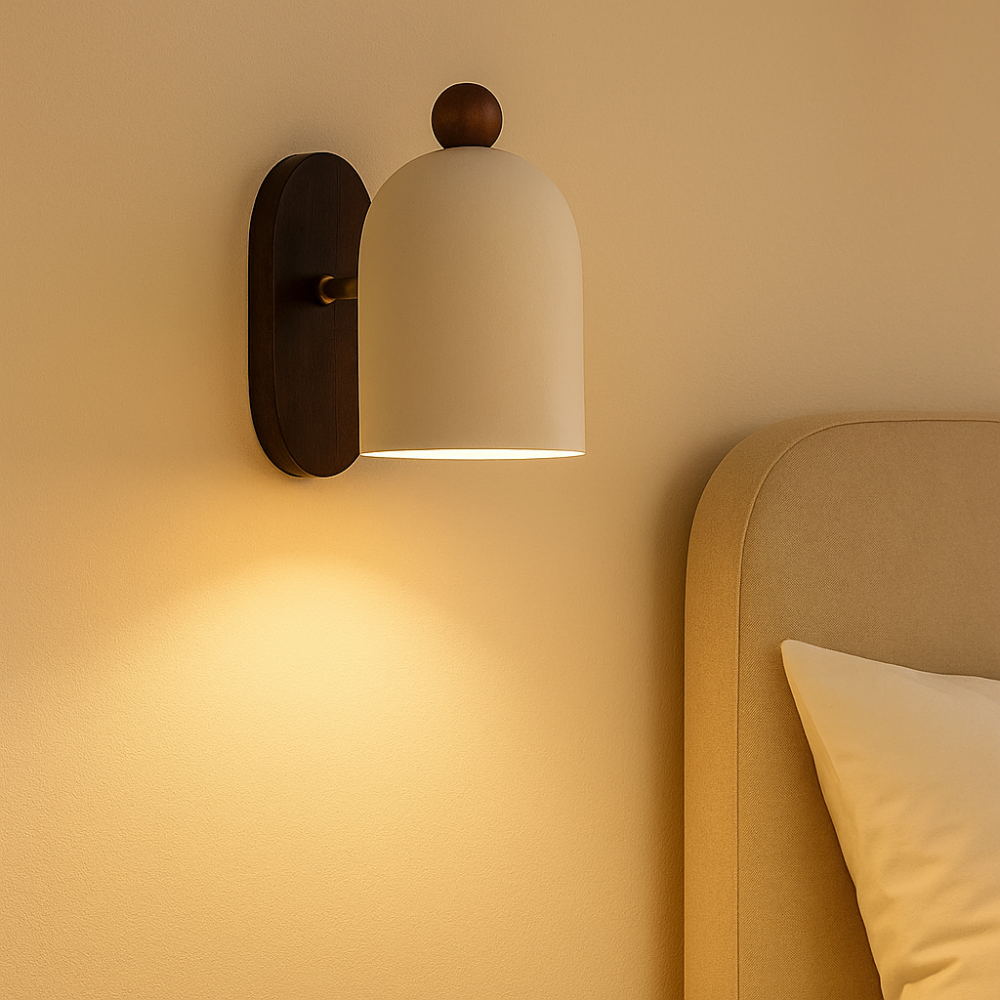 WabiGlow - Walnut wall light