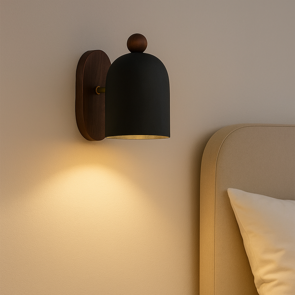 WabiGlow - Walnut wall light